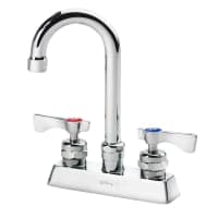 T&S B-1141 Deck Mount Faucet - 5 3/4" Swivel Gooseneck Spout, 4" Centers thumbnail 3