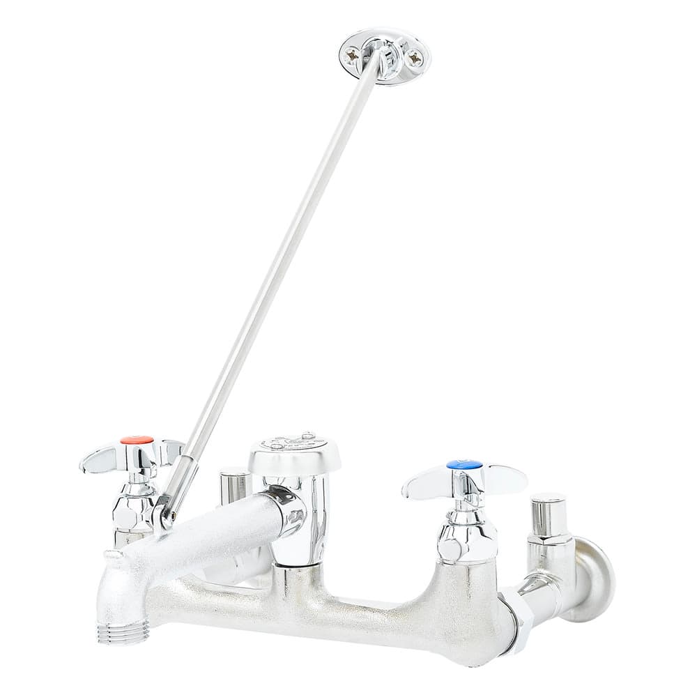 T&S B-1958 Service Sink Faucet w/ Vacuum Breaker & 3/4" Hose Thread