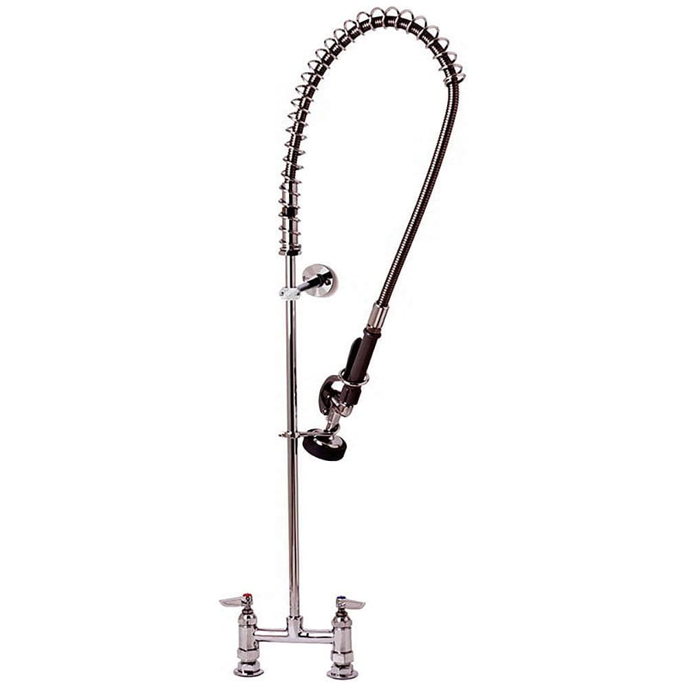 T&S B-2223 41 11/16"H Deck Mount Pre Rinse Faucet - 1 3/20 GPM, Base with Nozzle