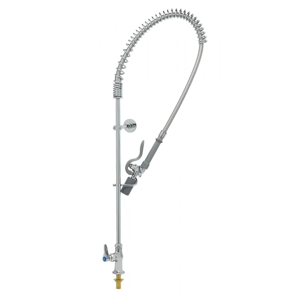 T&S B-2285-BC 42 1/2"H Deck Mount Pre Rinse Faucet - 13/20 GPM, Base with Nozzle