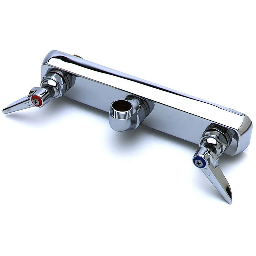 T&S B-2289 Splash Mount Faucet Base, 8" Centers & Lever Handles