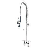 T&S B-2290 41 9/16"H Wall Mount Pre Rinse Faucet - 1.15 GPM, Base with Nozzle thumbnail 2