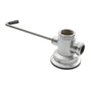 T&S B-3952 Twist Waste Valve, 3 1/2" Sink Opening, 2"Drain Outlet thumbnail 2