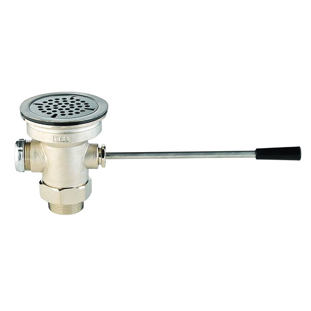 T&S B-3962 Lever Waste Valve, 3" Sink Opening, 2"Drain Outlet