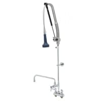 T&S B-5110-12-CRB8P 45 9/50"H Deck Mount Pre Rinse Faucet - 1 7/100 GPM, Base with Nozzle thumbnail 2