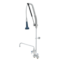 T&S B-5110-12CRB8TP 47 9/50"H Deck Mount Pre Rinse Faucet - 1 7/100 GPM, Base with Nozzle thumbnail 2