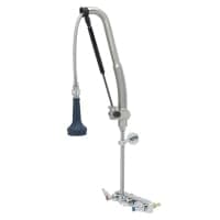 T&S B-5125-CR-B8TP 36"H Wall Mount Pre Rinse Faucet - 1 7/100 GPM, Base with Nozzle thumbnail 2