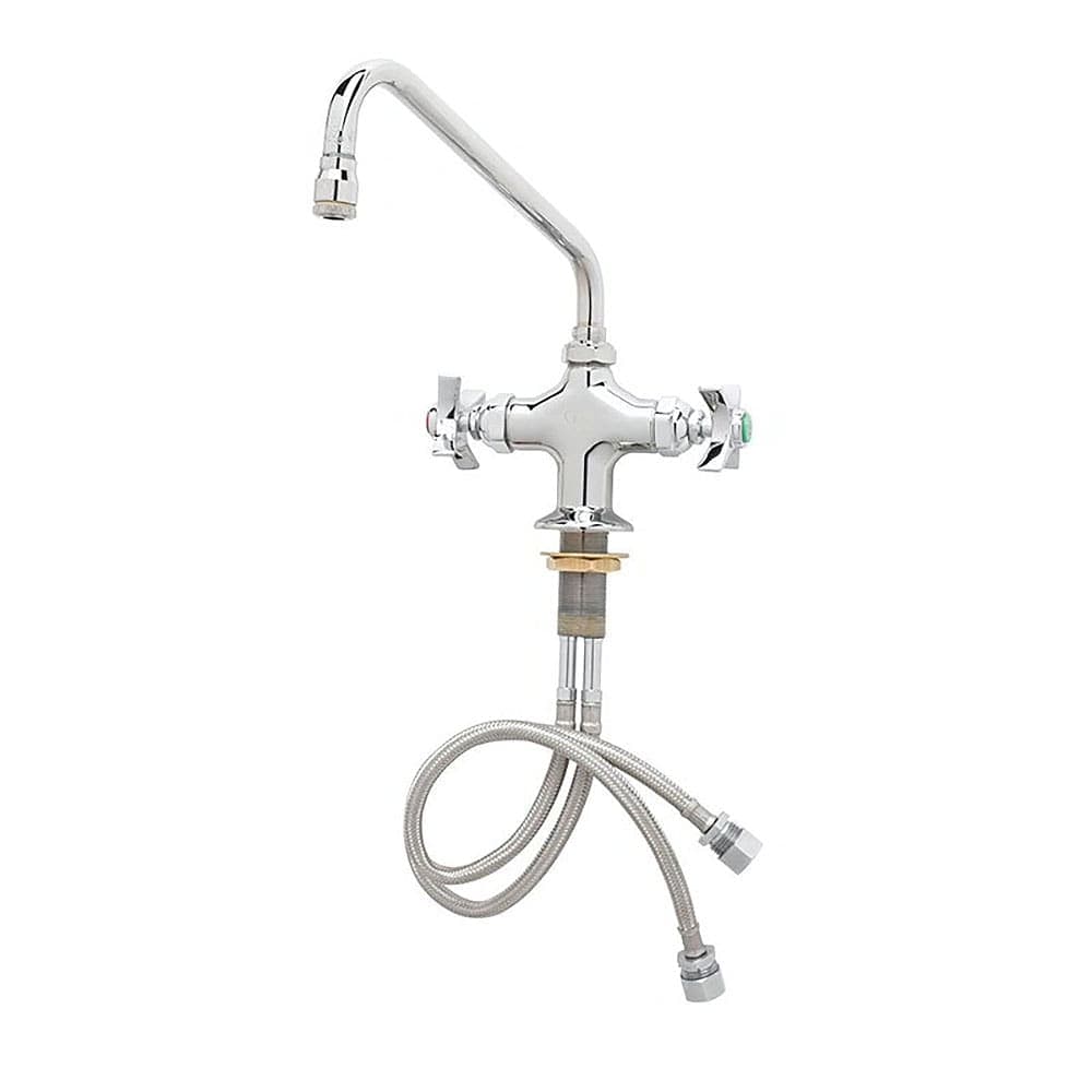 T&S BL-5750-01 Lab Vertical Mixing Faucet w/ 9" Nozzle, 4 Arm Handle