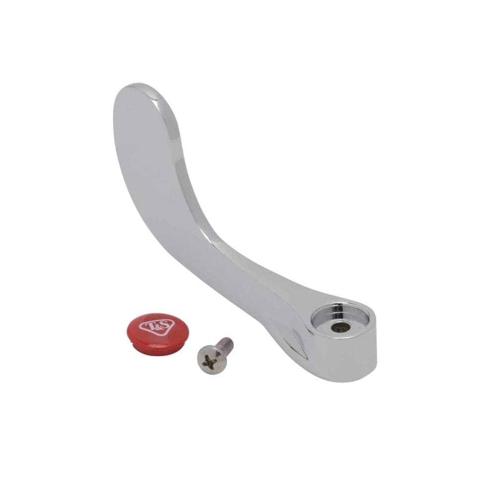 T&S B-WH4H-NS 4" Wrist Action Handle, Hot Index & Screw