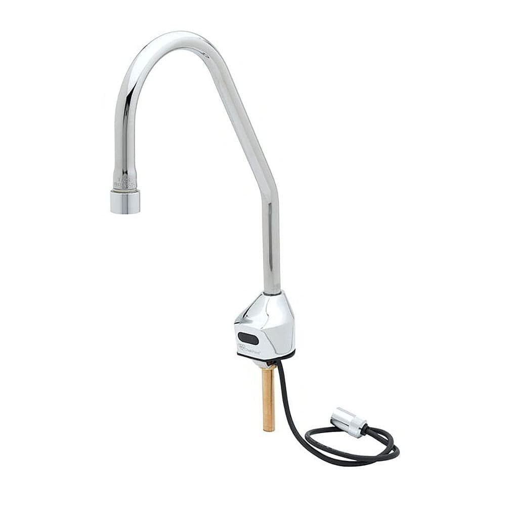 T&S EC-3100-LF22-SB Deck Mount Electronic Faucet - Single Hole, Surgical Bend Nozzle, 100-240v/1ph