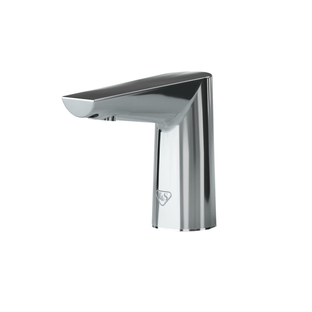 T&S ECW-3152 WaveCrest Deck Mount Electronic Faucet - Single Hole, Fixed Spout, Battery Operated