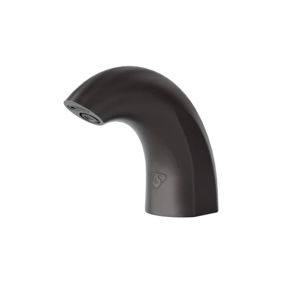 T&S ECW-3158-MB WaveCrest Deck Mount Electronic Faucet - Single Hole, Fixed Spout, Battery Operated, Matte Black