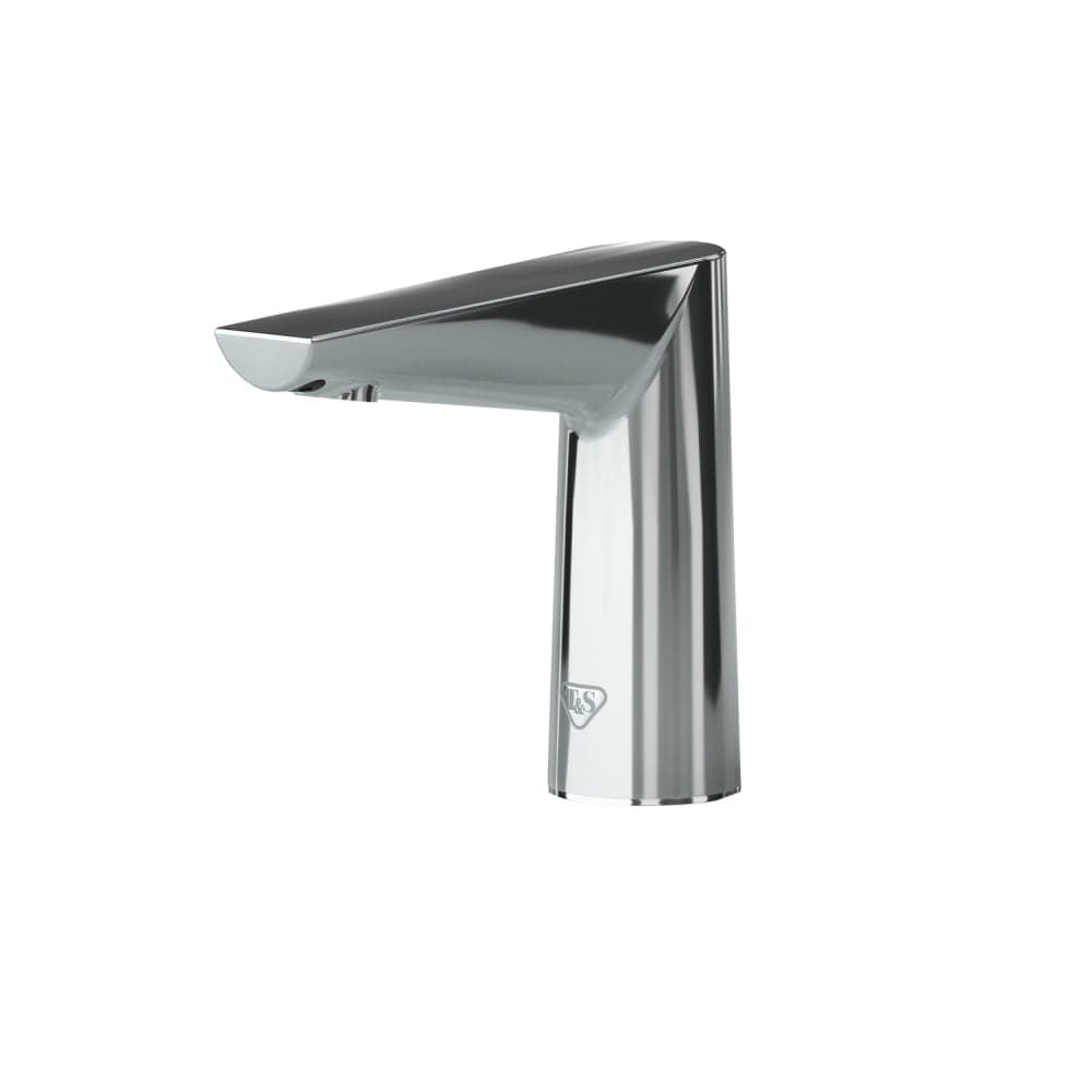 T&S ECW-3162 WaveCrest Deck Mount Electronic Faucet - Single Hole, Fixed Spout, Battery Operated