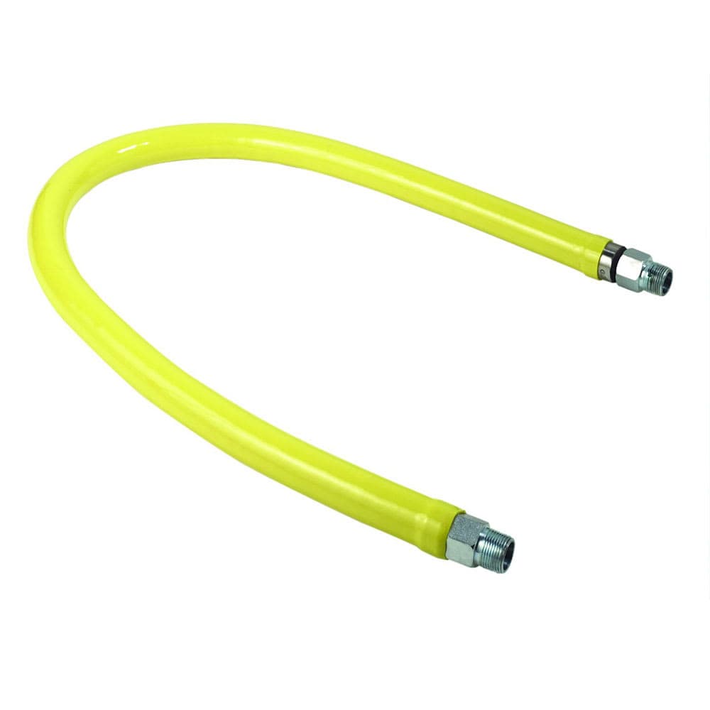 T&S HG-2E-48 48" Gas Connector Hose w/ 1" Male/Male Couplings