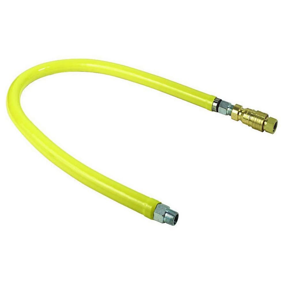 T&S HG-4D-60 60" Gas Connector Hose w/ 3/4" Female/Male Couplings