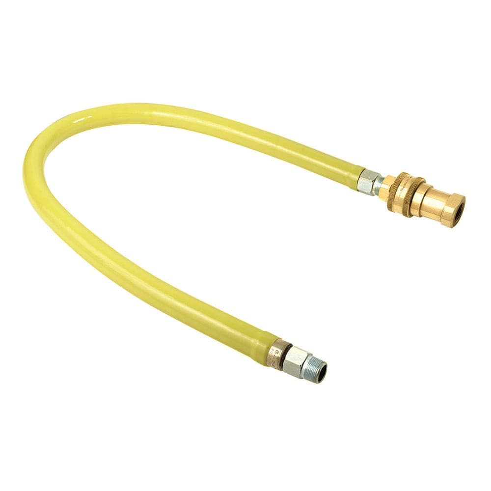 T&S HG-6D-36S 36" SwiveLink Gas Hose w/ Reverse Quick Disconnect - 3/4" NPT