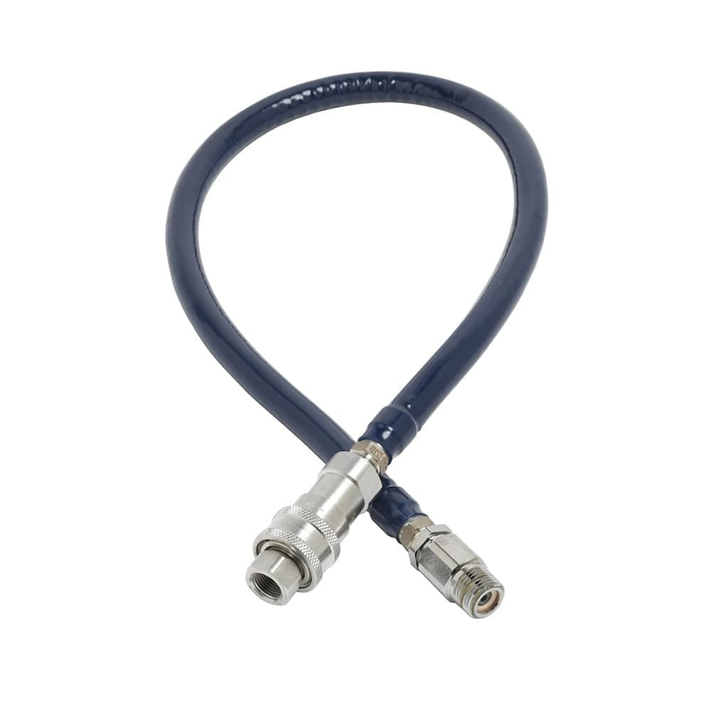 T&S HW-6C-36 36" Water Hose w/ Reverse Quick Disconnect - 1/2" NPT