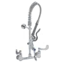 T&S MPZ8WWN08CR 22"H Wall Mount Pre Rinse Faucet - 1.15 GPM, Base with Nozzle thumbnail 2