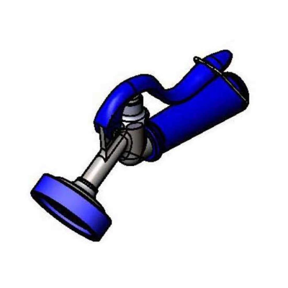 T&S PG-35AV Spray Valve w/ Heat Resistant Handle & Hold Down Clip, Aluminum