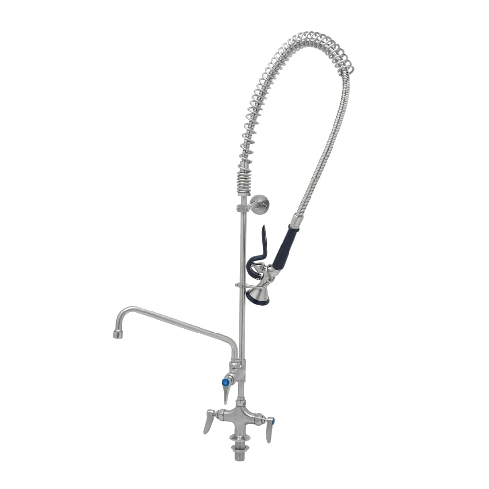 T&S S-0113-A12-BY 46 1/4"H Deck Mount Pre Rinse Faucet - 1.15 GPM, Base with Nozzle