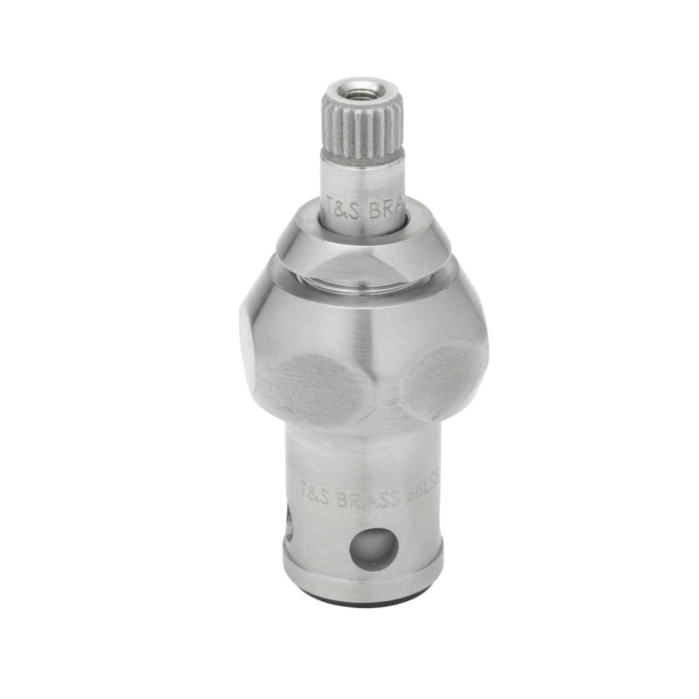 T&S S012442-30NS Eterna Compression Cartridge w/ Spring Check for Cold Left to Close Faucet Handle