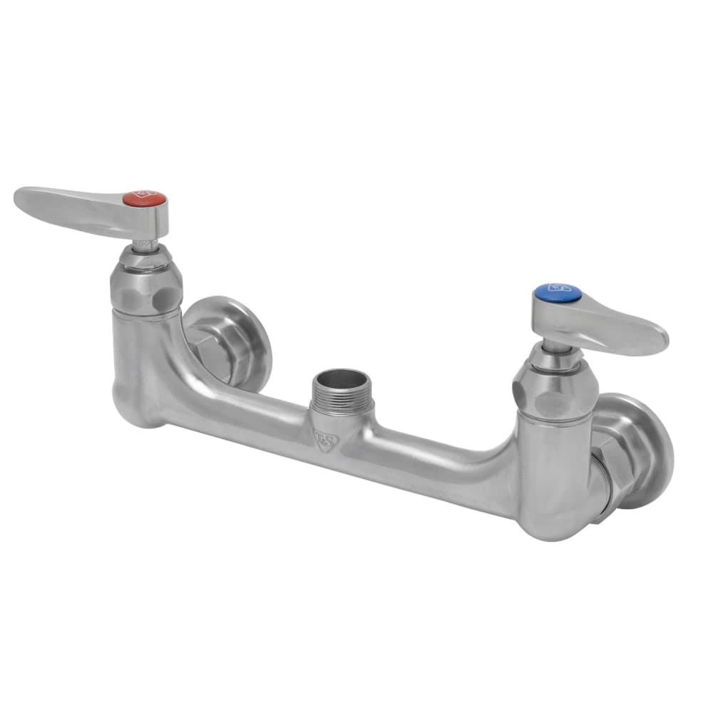 T&S S-0230-LN Wall Mount Faucet Base w/ 8" Centers - 1/2" NPT Female Inlet