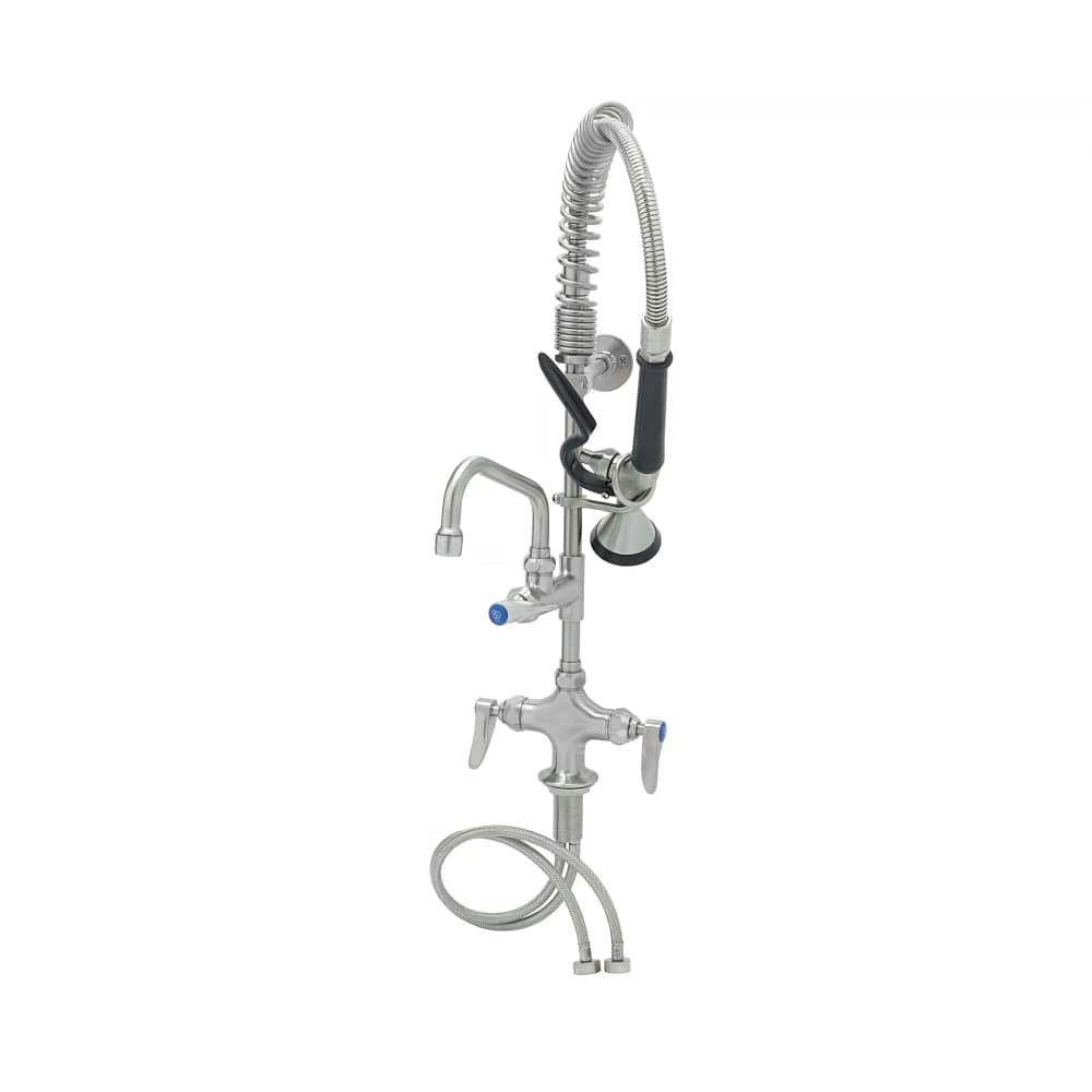 T&S SMPF-2DLN-06 24 13/16"H Deck Mount Pre Rinse Faucet - 1.15 GPM, Base with Nozzle