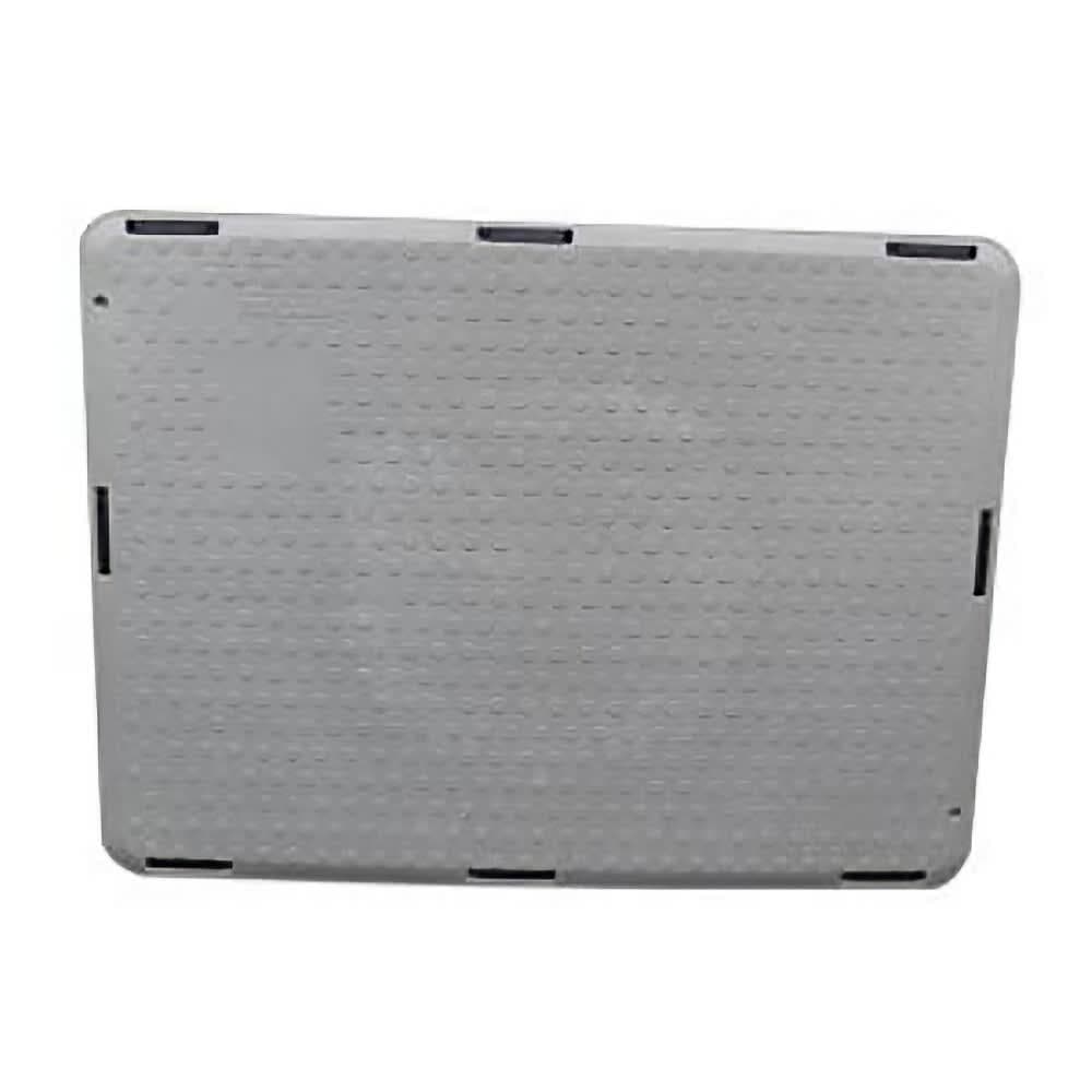 Canplas 3910A-2ARPL Endura® Bus Box Lid - 17" x 14" for 3907A02, 3910A02, & 3915A02C, Gray