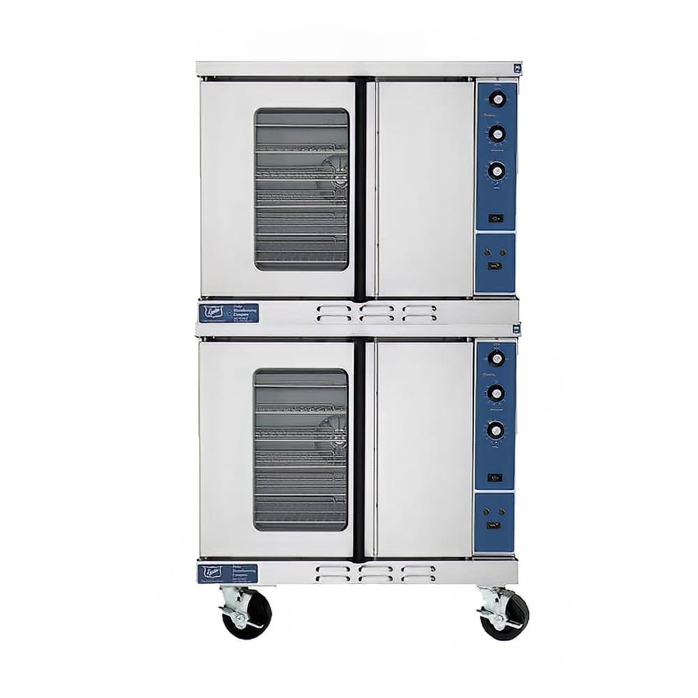 Duke 613-E2V Double Full Size Electric Convection Oven - 11kW, 208v/3ph