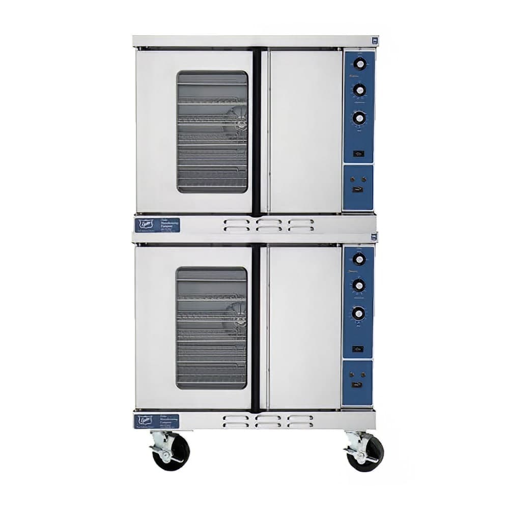 Duke 613-E2XX Double Full Size Electric Convection Oven - 10.0 kW, 240v/3ph