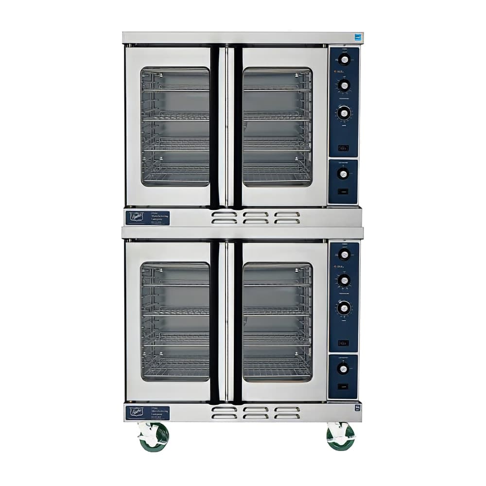 Duke 613Q-G2XX Double Full Size Liquid Propane Gas Convection Oven - 40,000 BTU