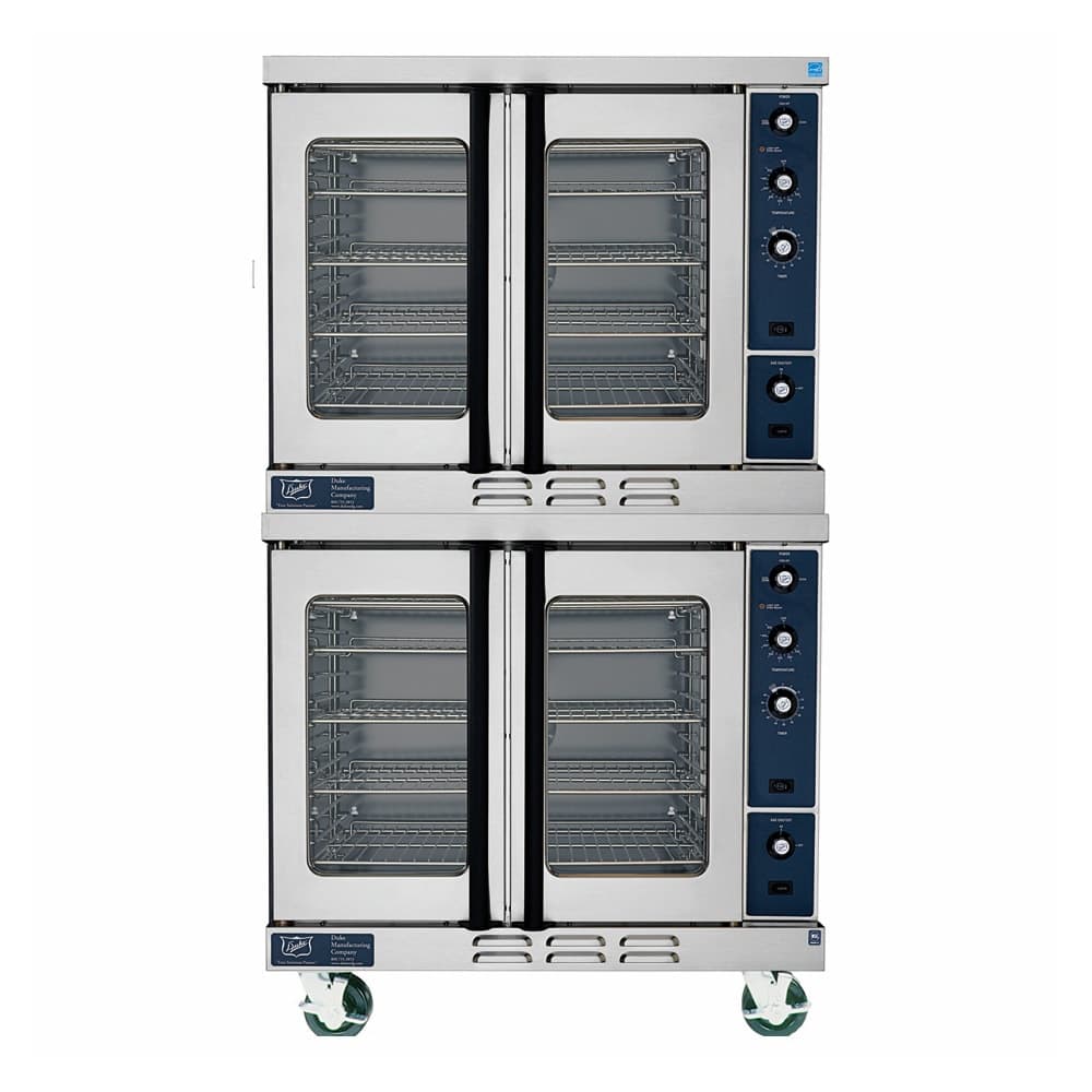 Duke 613Q-G4XX Double Full Size Liquid Propane Gas Convection Oven - 46,000 BTU