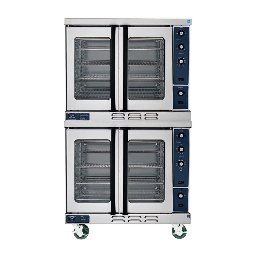 Duke 613Q-G4XX Double Full Size Natural Gas Convection Oven - 46,000 BTU