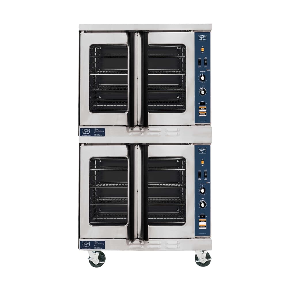 Duke E102-E Double Full Size Electric Convection Oven - 11kW, 208v/1ph