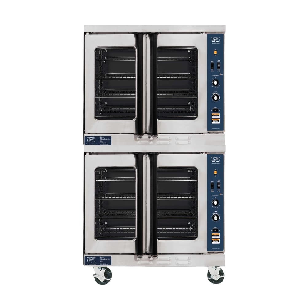 Duke E102-E Double Full Size Electric Convection Oven - 11kW, 208v/3ph