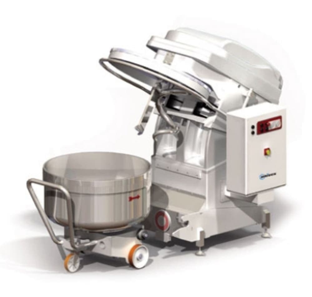 Univex SL120RB 180 qt Spiral Mixer - Floor Model, 11hp & 1 hp, 220v/3ph