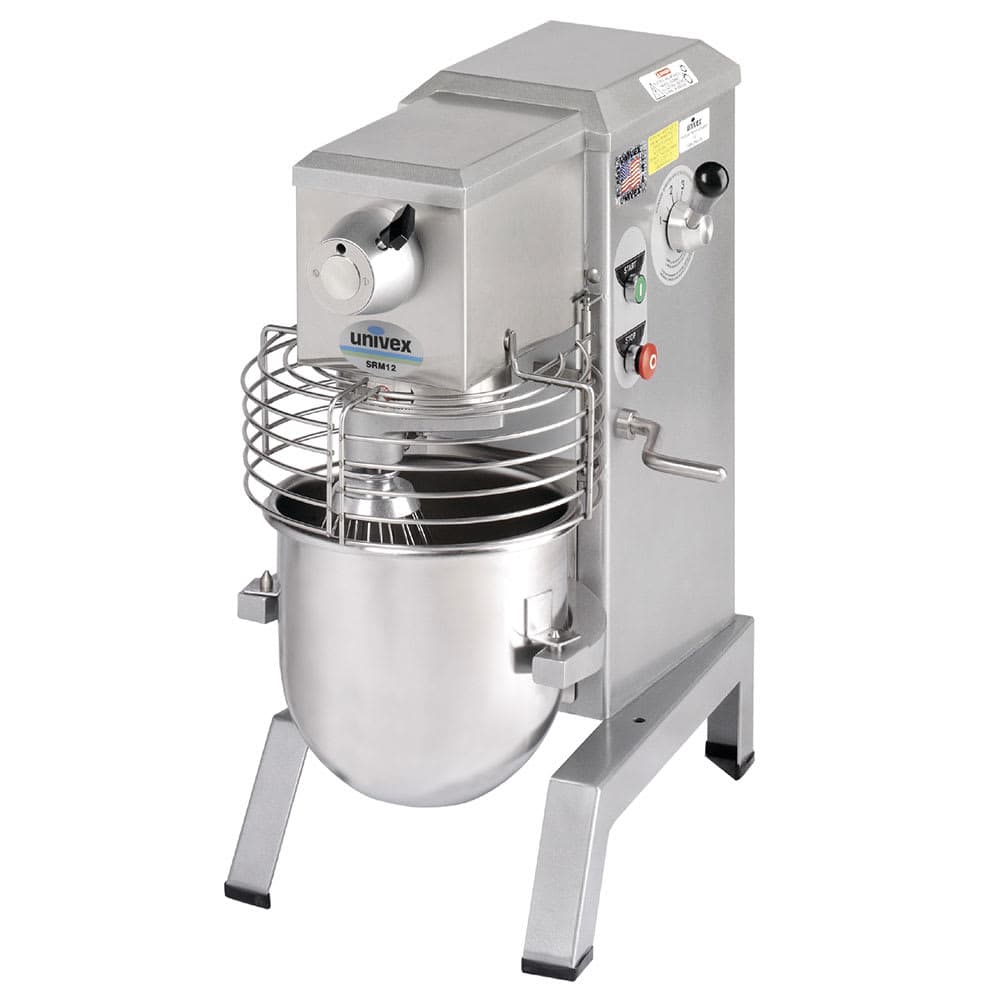 Univex SRM12 12 qt Planetary Mixer - Countertop, 1/3 hp, 115v