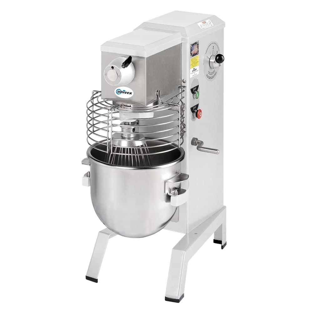Univex SRM12+-WHT 12 qt Planetary Mixer - Countertop, 1/3 HP, Appliance White, 115v