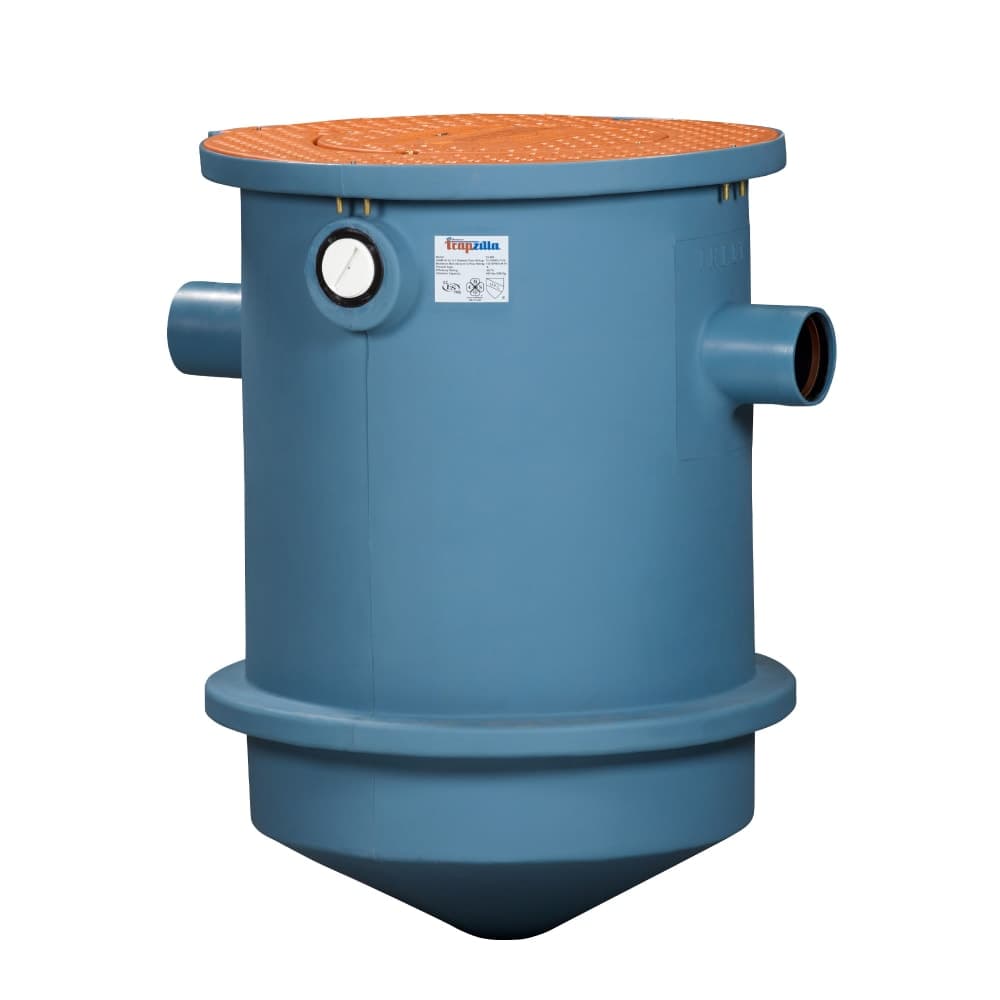 Thermaco TZ-600-6 635 lb Trapzilla® Grease Interceptor w/ 75 GPM Capacity, Polyethylene