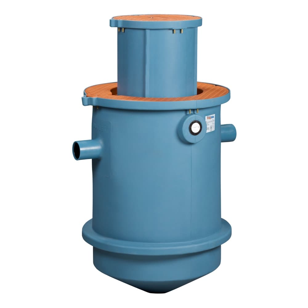 Thermaco TZ-600-ECA 635 lb Trapzilla® Grease Interceptor w/ 75 GPM Capacity, Polyethylene