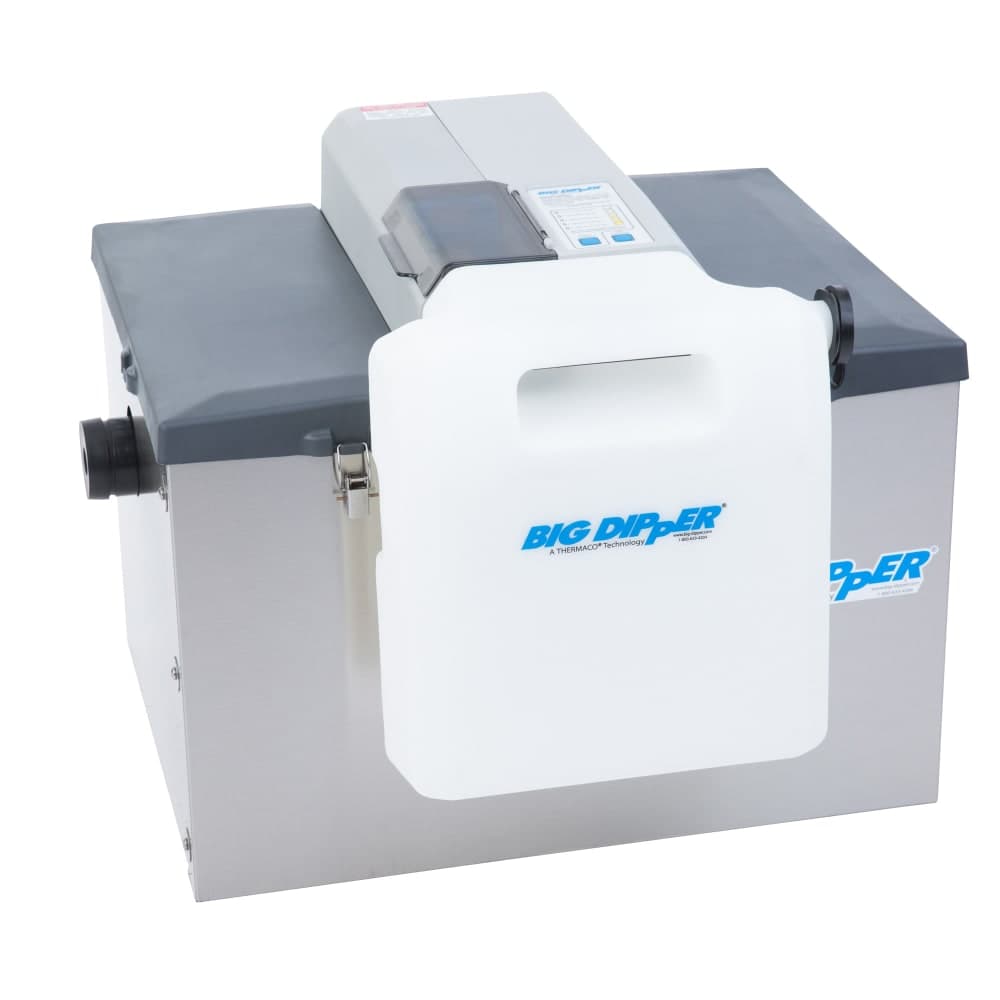 Thermaco W-250-IS 56 2/5 lb Big Dipper® Pro Grease Trap w/ 25 GPM Capacity, Polyethylene/Stainless Steel