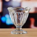Anchor Hocking 4 1/2 oz Footed Sherbet Dish - Crystal, Clear (575GU) thumbnail 5