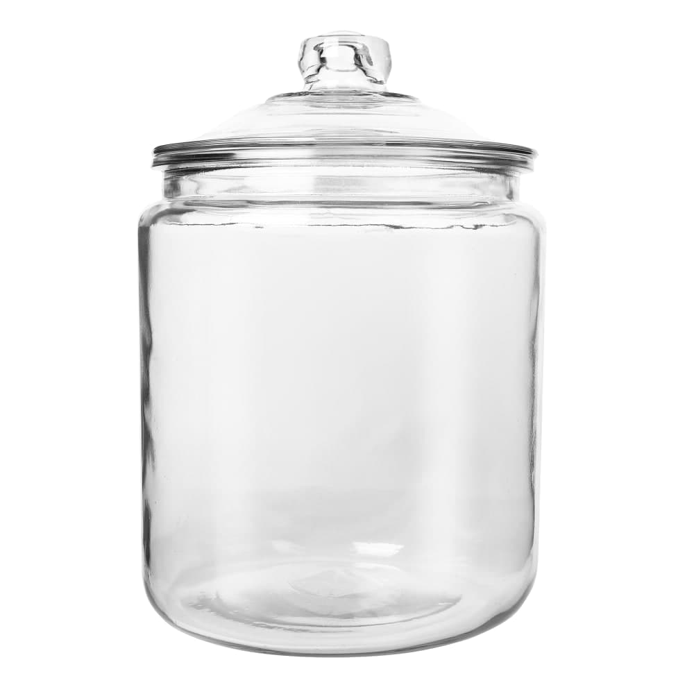 Anchor Hocking 2 Gallon Heritage Hill Storage Jar - Glass, Clear (69372AHG17)