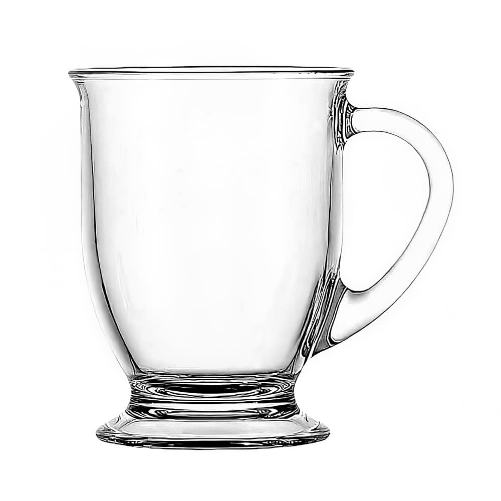 Anchor Hocking 16 oz Cafe Mug, Crystal (83045A)