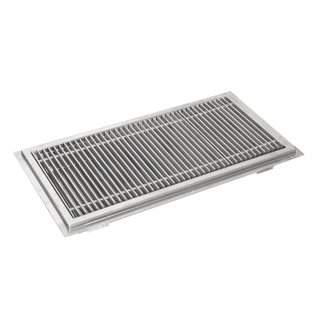 Splash Floor Trough w/ Subway Style Grating - 36"W x 12"D, Stainless Steel (TR1236)