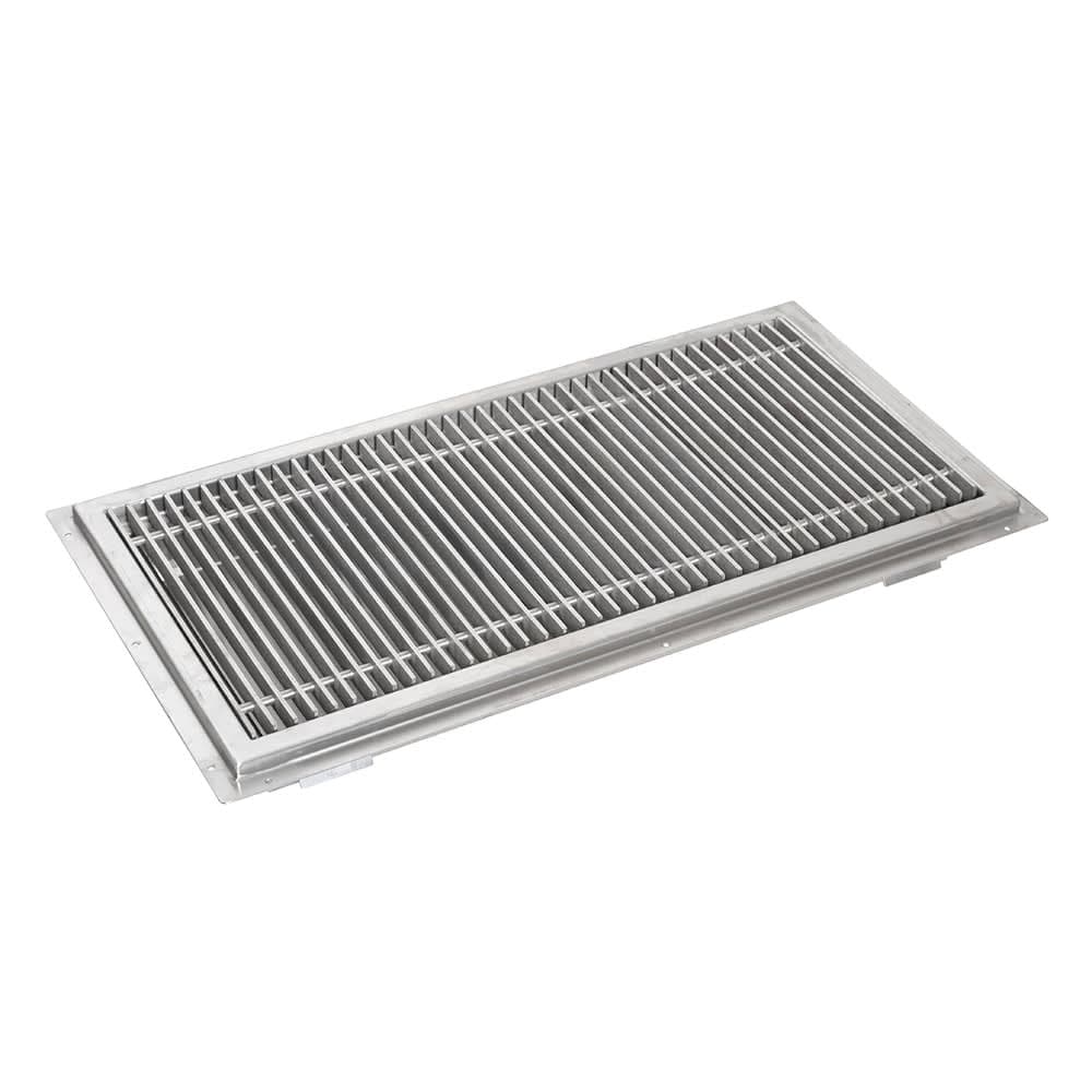Splash Floor Trough w/ Subway Style Grating - 24"W x 18"D, Stainless Steel (TR1824)