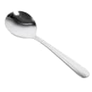 Winco 0001-04 6" Bouillon Spoon with 18/0 Stainless Grade, Dominion Pattern thumbnail 2