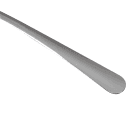 Winco 0002-01 5 7/8" Teaspoon with 18/0 Stainless Grade, Windsor Pattern thumbnail 7