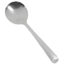 Winco 0002-04 6" Bouillon Spoon with 18/0 Stainless Grade, Windsor Pattern thumbnail 5