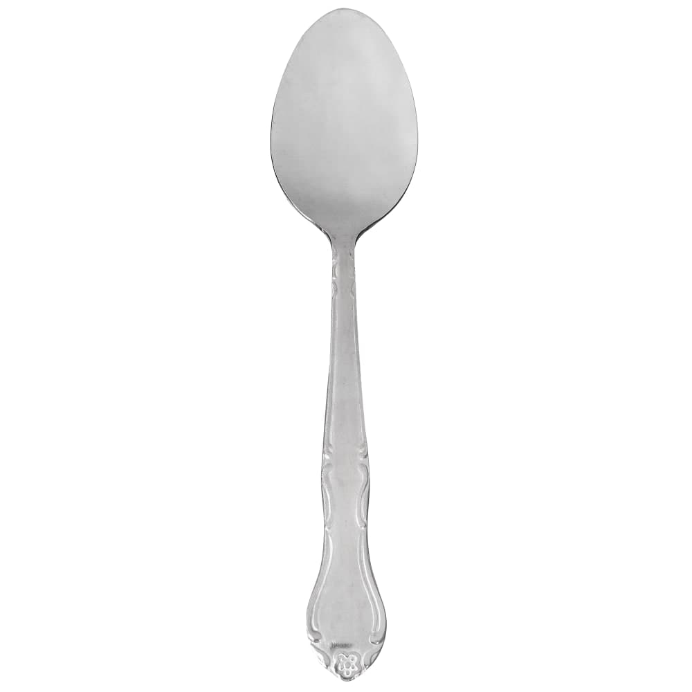 Winco 0004-03 7 1/4" Dinner Spoon with 18/0 Stainless Grade, Elegance Pattern